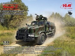 ‘Kozak-2’ State Border Guard Service of Ukraine 1:35 Plastic Model Kit ICM 35016
