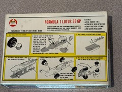 RARE VINTAGE AHM Wind Up Motorized Lotus 33 GP 1:32 Scale Model Kit