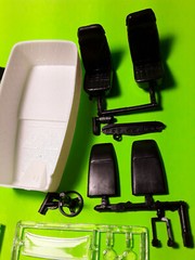 1932 Ford Sedan Delivery 1/25 Hood Body Glass Chrome Bumpers Grill Interior Tub