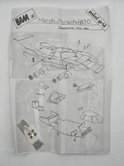 BAM by AMR – MARCH- Porsche 83G “Red Lobster” IMSA 1983 – Metal Model Kit – 1:43