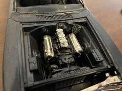 Vintage Dodge Charger BUILT Model Kit & Part of Lindberg Corvette