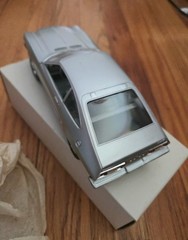 1975 Ford Mustang II Dealer Showroom Advertising Promo model 1/25 Silver NOS