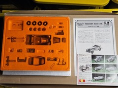 Gunze Sangyo Mercedes 540K 1/43 White Metal Kit Rare Vintage Unassembled