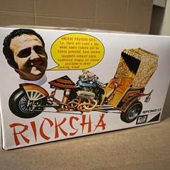 Model Kit Ricksha Wild Chinatown Express Custom Show Car MPC Retro Deluxe 1:20