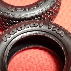 BF Goodrich Radial Tires 1969 Chevy Camaro SS 1:25 Scale Model Car Part MPC