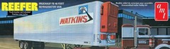 AMT 1421 1/25 Fruehauf 40′ Reefer Trailer Watkins Plastic Model Kit