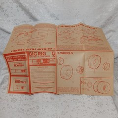 Instructions ONLY IMC 1/25 Big Rig Heavy-Duty Flatbed Trailer 1965 No. 701-200