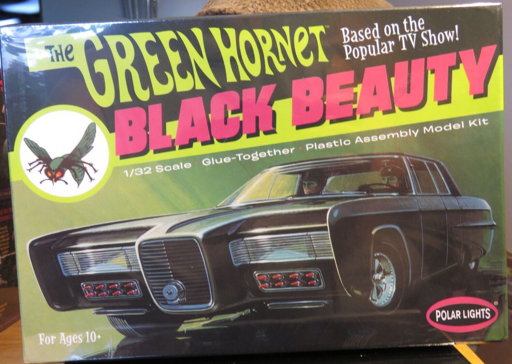 Green Hornet Black Beauty Plastic Assembly Glue-Together 1/32 Scale Model Kit(MK