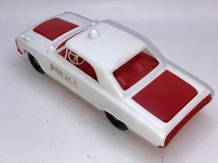1964 Ford (sort of) Police 2door Hardtop 1/25 GAY TOYS Red/White Plastic Coaster