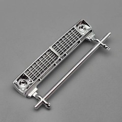 Moebius 1/25 1970 Ford F-350 Parts Kitbash Chrome Front Grille Headlights
