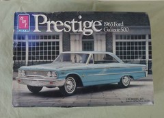 AMT 1963 Ford Galaxie 500 Prestige 1/25 Scale Model Kit 6501 UNBUILT