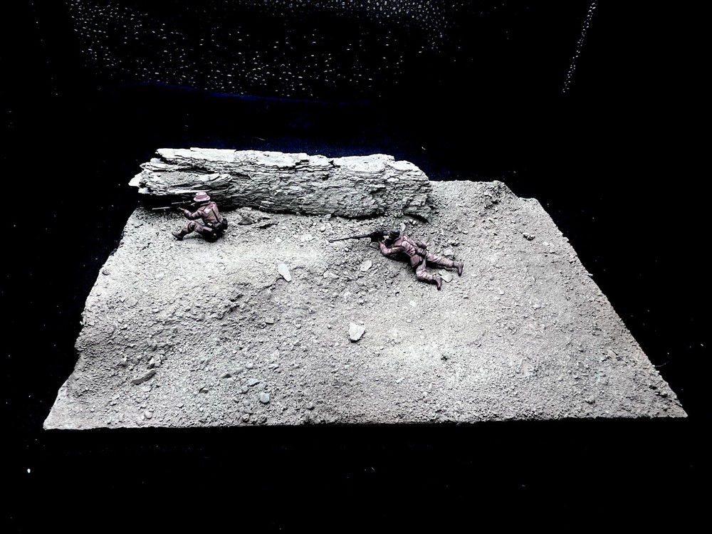 1/35 Scale Military Diorama Base Terrain Display Model Soldiers Figures Diecast