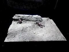 1/35 Scale Military Diorama Base Terrain Display Model Soldiers Figures Diecast