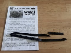 AFV Club #AF35042 Duster Model Kit Parts Only
