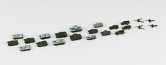 PIT-ROAD 1/700 MI SERIES WWII Russian Military Vehicle Set 1 Model Kit MI06