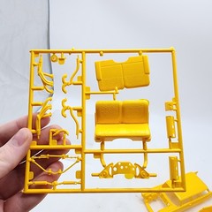 UH Monogram Yellow 1957 Chevy Nomad 1/25 Scale Model Kit #2235 READ DESCRIPTION