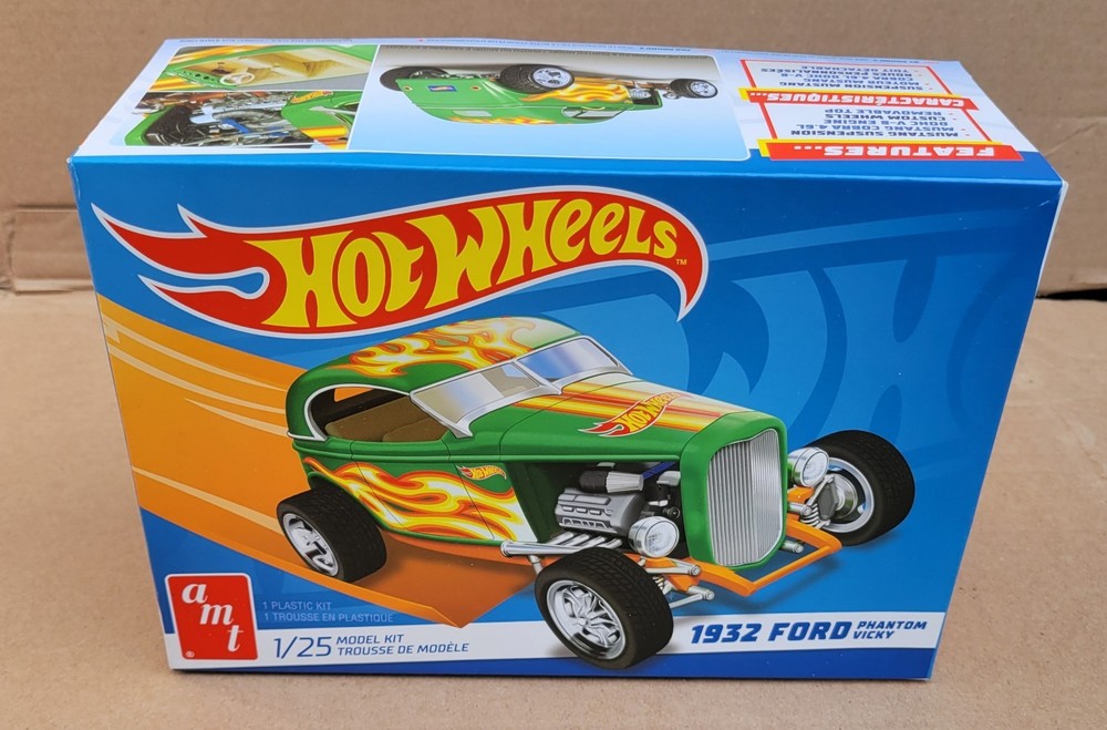 AMT Hot Wheels 1932 Ford Phantom Vicky Opened All Parts Sealed 1:25 Kit #1313
