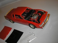 Vintage 1/24 NASCAR Buick Grand National Regal Red for Parts or Restore Free SH