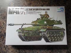 TAMIYA 1/35 U.S. Tank M41 Walker Bulldog Model Kit New in Box, Sealed