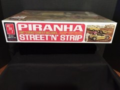 AMT 1113/06 PIRANHA STREET‘N STRIP DRAG TEAM 3 MODEL KIT SET-NIB-1/25 SCALE