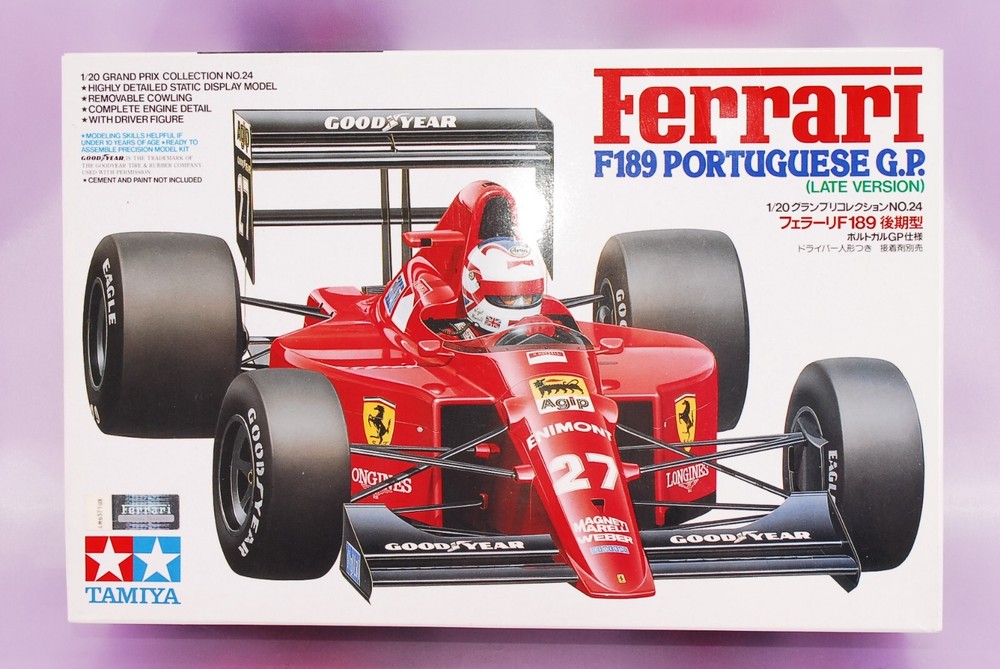 Tamiya 1/20 FERRARI f189 portuguese g.p. LATE VERSION F1 car mansell Berger