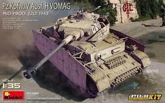 MiniArt 35305 Pz.Kpfw.IV Ausf. H Vomag. Mid Prod. (July 1943) Interior Kit 1/35