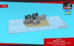 MGM-52 Lance, US Tactical Ballistic Surface-to-Surface Mis. 1/72 Armory 72432