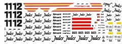 #11 0r #12 Jules Porsche 936 or EVO 1/24th – 1/25th Scale Decals
