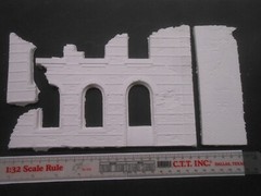 1/35 Diorama Accessories Ruins Building Wall Castings Rubble Dioramas Plus