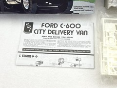 AMT Ford C-600 City Delivery Pepsi Truck Model Kit Unbuilt Complete In Box 1/25
