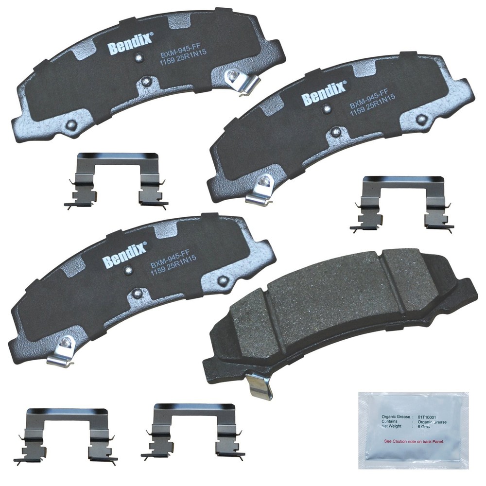 Bendix Priority 1 CFM1159 Semi-Metallic Front Brake Pads Buick Select Models