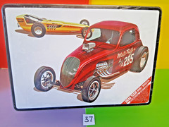 AMT Double Dragster Kit Amt627 1/25 Model Kit Sealed Metal Tin