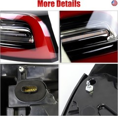 4-PIN Rear Tail Light Assembly Compatible With 2019-2024 Tesla Model Y Rear