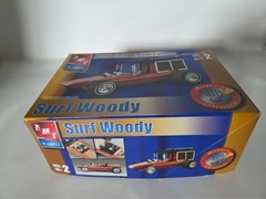 AMT Ertl Surf Woody 1:25 Scale Model Kit Partially Assembled Custom Rod