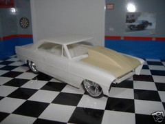 LEX’S SCALE MODELING Resin Cowl/Outlaw Hood for AMT ’66 Nova 1/25, HOT!!!