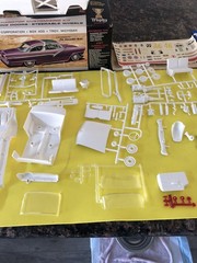 Vintage Original Amt 1956 Ford Victoria Haulin Henry #2156 Trophy Series Kit