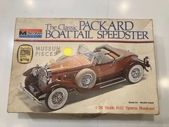 Classic 1930 Packard Boattail Speedster Model CAR Monogram Mattel #2301 1/24