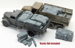 1/35 Universal/Generic Truck Load Set #4 (TarpCovered Crates) Value Gear