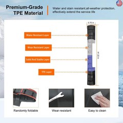 powoq Rear Roof Protector Compatible with 2023-2026 Chevy Colorado GMC Canyon