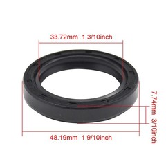 Molloparts 92049-7002 2Pcs Oil Seals 92049-7010 Compatible Kawasaki Fs730V