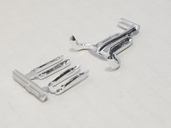 1950 Ford Convertible CUSTOM BUMPERETTES & NERF BARS from AMT 1:25 Model Kit 50