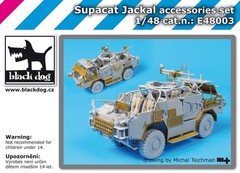 Black Dog E48003 1/48 British Supacat Jackal MWMIK Vehicle Accessories set