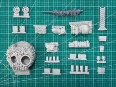 1/35 Scale Die-Cast Resin Model Assembled Kit British Sherman Firefly Hessian…