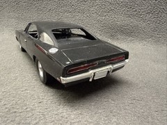 MPC ’69 Dodge Charger R/T Drag Car Plastic Built 1/25 Model Hemi Car Black