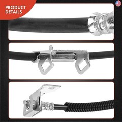 A-Premium Front Passenger Brake Hydraulic Hose Compatible with Select Chevy and