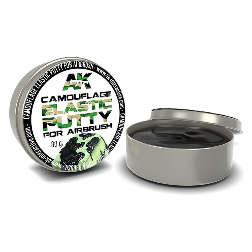 Model Kit Toy Vehicle Assembly With Camouflage Elastic Putty For Airbrushing