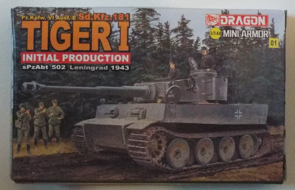 1/144 Tiger I Initial Prod Leningrad 1943 Dragon Mini Armor #14101 Sealed MIUB
