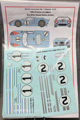 1/24 Starfighter Decals 2414 Ford GT Mk II LeMans 1966 winner Pt.1