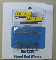 Street Rod Wipers 1:24 1:25 DETAIL MASTER CAR MODEL ACCESSORY 2220