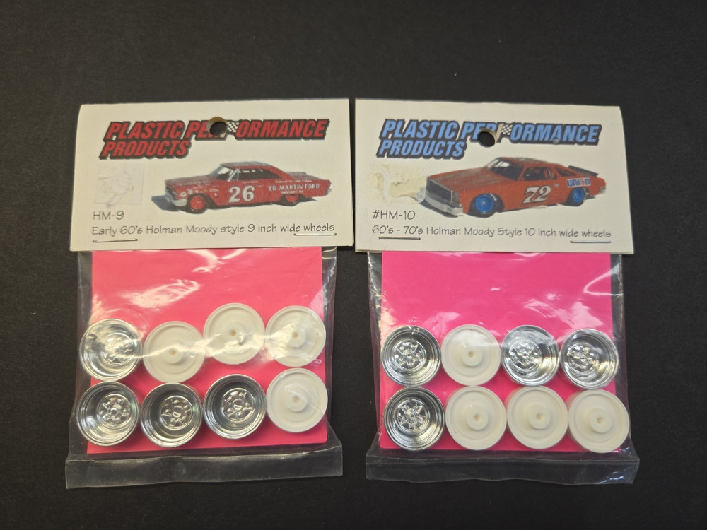 Plastic Performance Products 60’s-70’s Holman Moody 9″&10″ Wide Model car wheels
